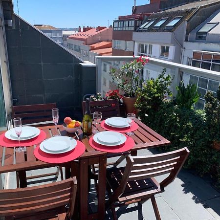 拉科鲁尼亚Penthouse With Terrace And Views Near Oza'S Beach公寓 外观 照片
