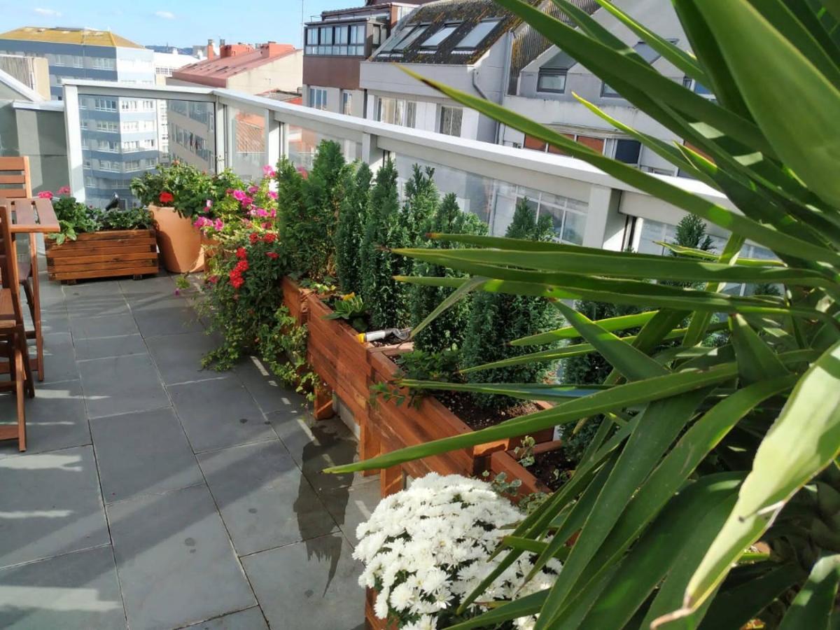 拉科鲁尼亚Penthouse With Terrace And Views Near Oza'S Beach公寓 外观 照片